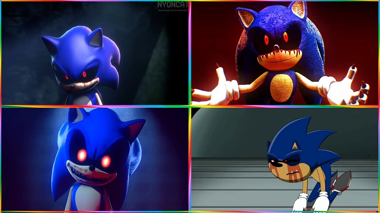 Sonic vs Sonic.exe 😱 | Coffin Dance Animation (AI 3D)