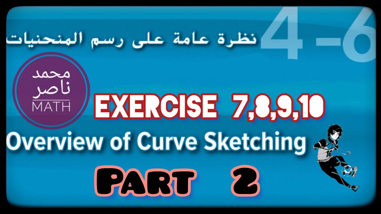 نظرة عامة على رسم المنحنيات Overview of Curve Sketching - Part 2