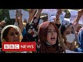 Hundreds of anti-Taliban protestors take to streets of Afghan capital - BBC News