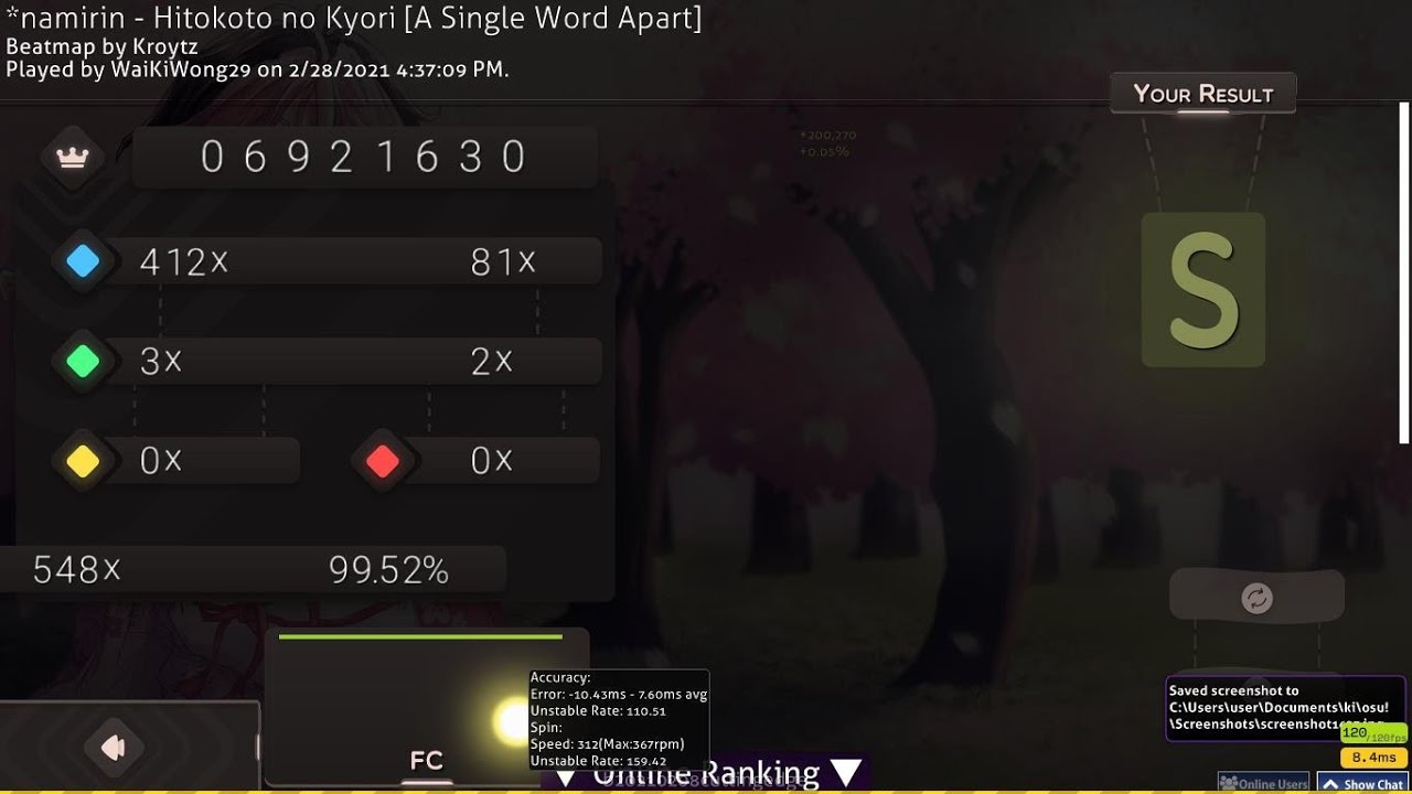 I FCed Kroytz' MAP's TOP DIFF