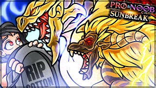 ADVANCED GOLD MONSTERS - Pro and Noob VS Monster Hunter Rise Sunbreak! (Advanced Quests)