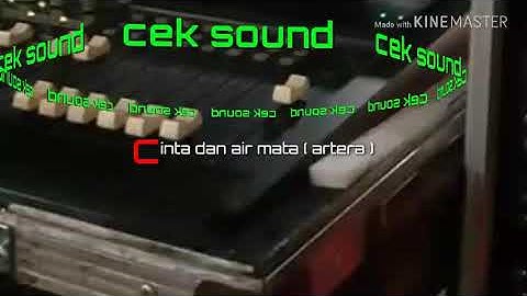 Cek sound JAB music. Cinta dan air mata.(cak fendik Adella ) by artera