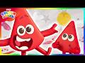 ¡La aventura de recolorear de Rojo! | Aprende los colores | Colourblocks