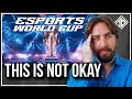 Why i will not cover or watch the esports world cup