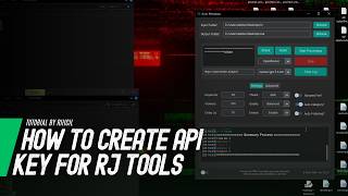 How To Create API Key For RJ Tools [TUTORIAL]