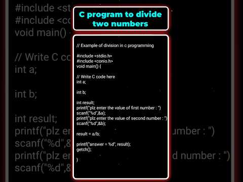 C programming to