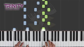 Boogie Trinity Piano Initial Grade 2021-2023 Synthesia Piano Tutorial
