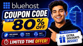 Bluehost Coupon Code | VERIFIED Bluehost Discount & Free Domain (2026)