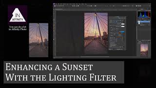Enhancing a Sunset using the Lighting Filter in Affinity Photo screenshot 5