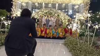 tari saman dalam penyambutan pernikahan siwi suwandi