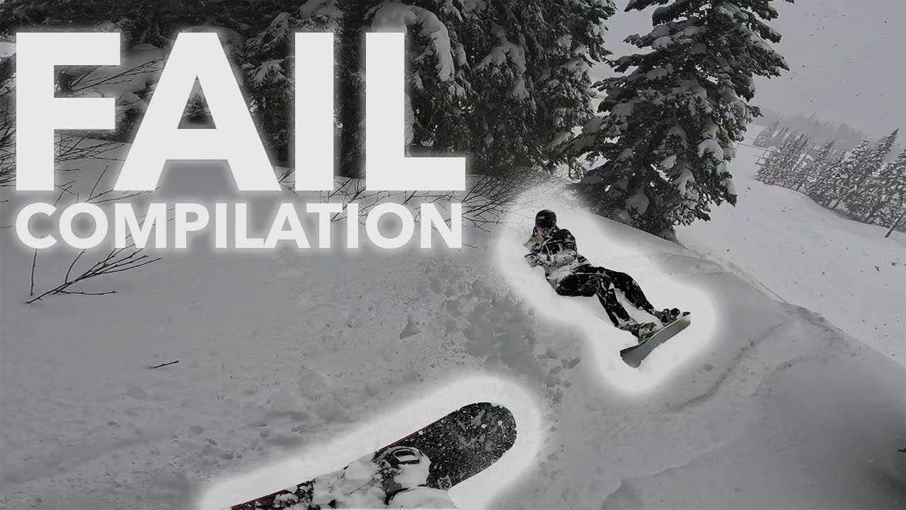 SNOWBOARDING FAILS COMPILATION! Deep powder wipeouts compilation. YouTube