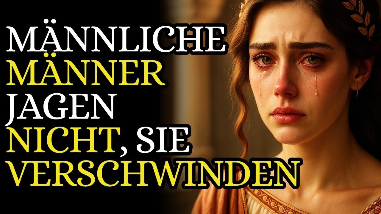 Männliche Männer jagen nicht, sie verschwinden ~ Angewandter Stoizismus