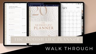 The Ultimate Digital Planner | Modish Life Planner Walk-Thru #DigitalPlanning #EtsyFinds