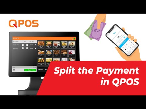 How to Split the Payment in QPOS | Restaurant Billing Machine