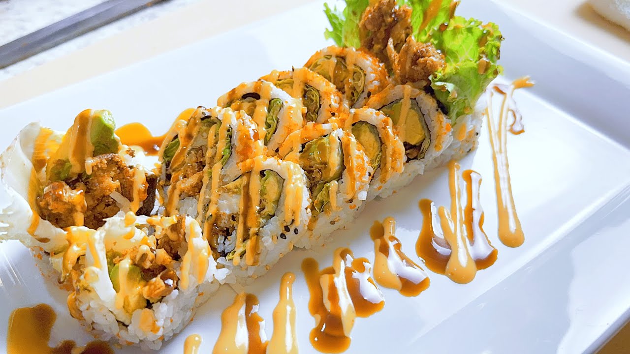How to Make Tempura Soft Shell Crab Sushi Rolls, Spider Sushi Roll