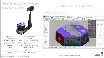 Solutionix C500 - DRONE part 3d APPLICATIONS