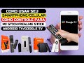 COMO USAR SMARTPHONE CELULAR COMO CONTROLE NA MI STICK REALME STICK E DISPOSITIVOS ANDROID TV GOOGLE