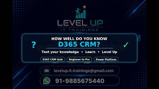 𝐇𝐨𝐰 𝐰𝐞𝐥𝐥 𝐝𝐨 𝐲𝐨𝐮 𝐤𝐧𝐨𝐰 𝐭𝐡𝐞 𝐃𝟑𝟔𝟓 𝐂𝐑𝐌 ? #D365CRM #PowerPlatform #CRMDeveloper #interviewpreparation