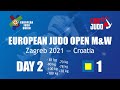 Day 2 - Tatami 1: European Judo Open Zagreb 2021