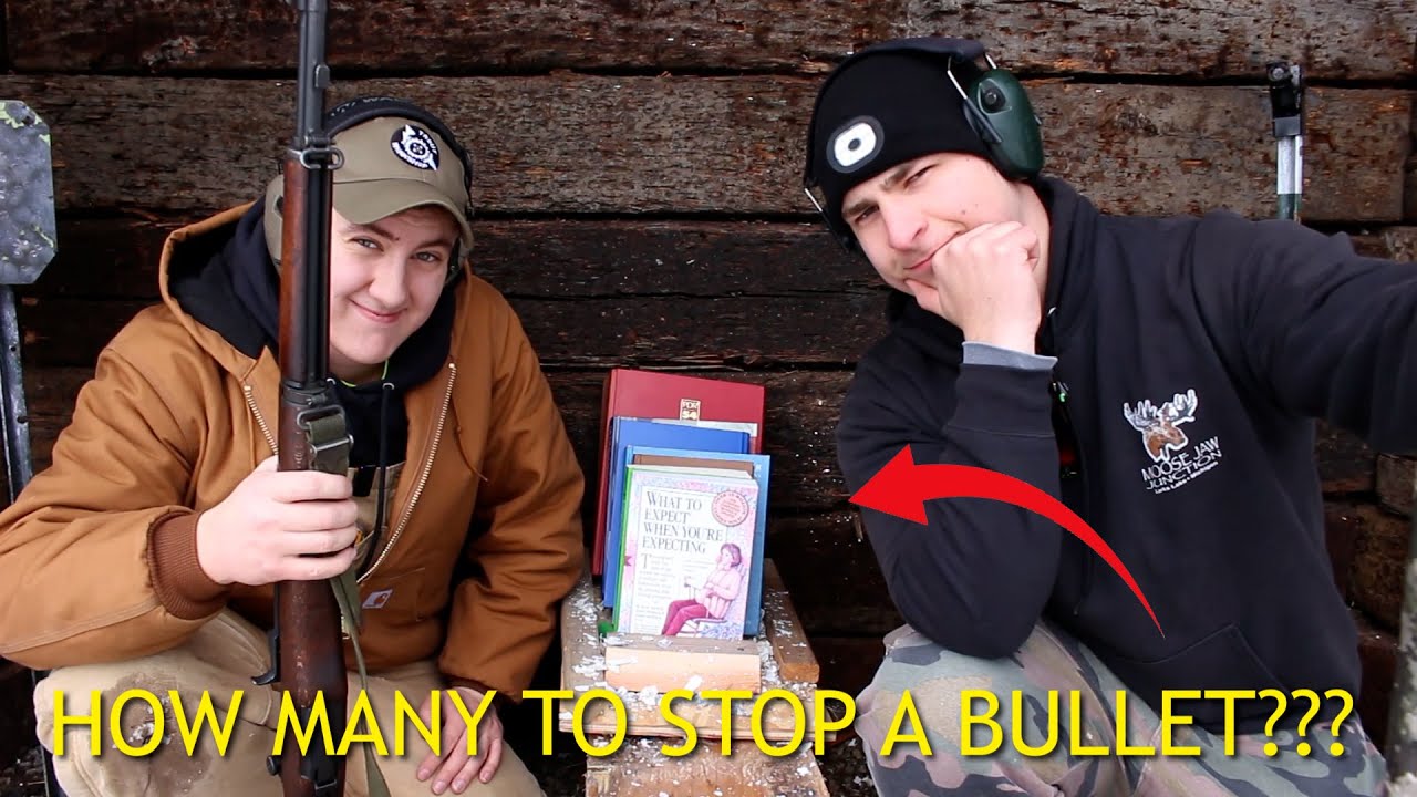 How Many Books Does It Take To Stop A BULLET???