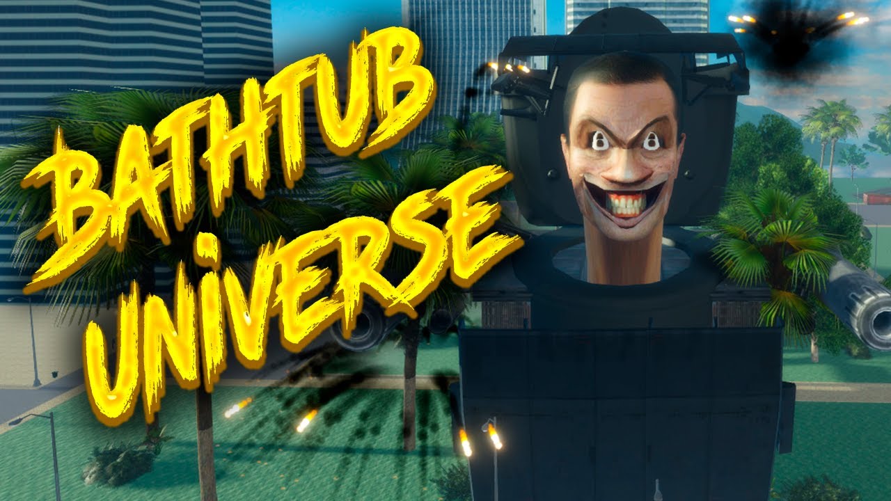 Bathtub Universe 🚽 Giant Shield Laser Toilet Gameplay |