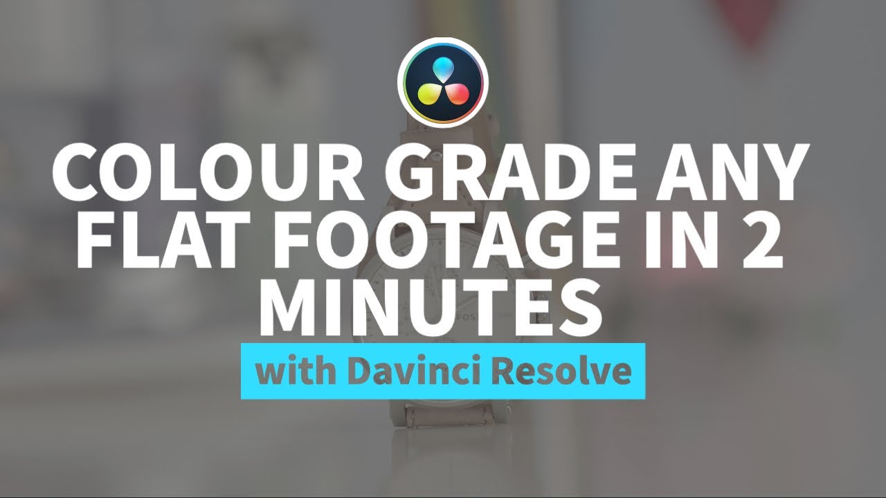Color Grade Raw Footage in Davinci Resolve 2minutestuesday YouTube