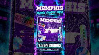 MEMPHIS Phonk Sample Pack & Drum Kit | 7,534 Sounds for Hard-Hitting Beats Phonk Sample Pack