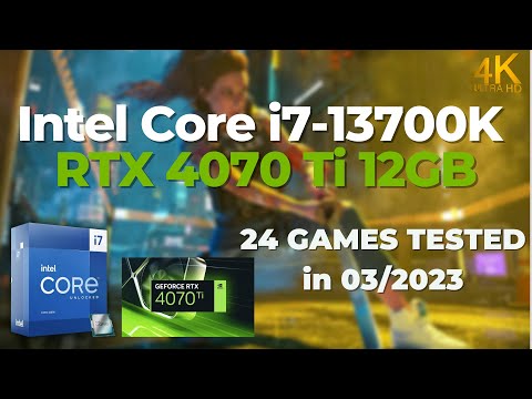 Intel Core i7-13700K  NVIDIA RTX 4070 Ti - 24 GAMES TESTED in 03/2023 (32GB RAM DDR5-6000)