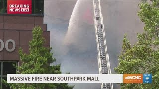 WATCH: Massive fire near SouthPark Mall