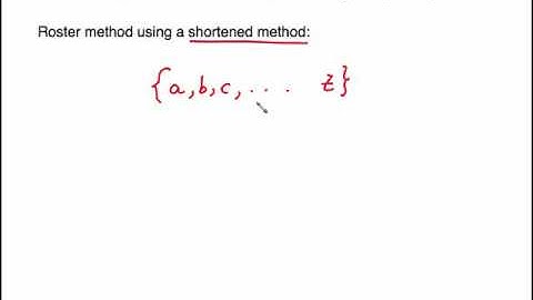 MGF 2106 SECTION 2.1 BASIC SET THEORY PART 1