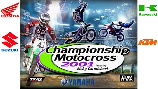 Championship Motocross 2001 (Career Mode) (Long Play) (PS1)