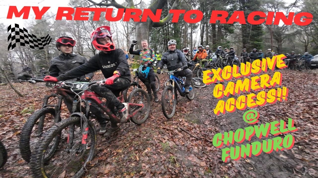 Racing at the Chopwell Funduro