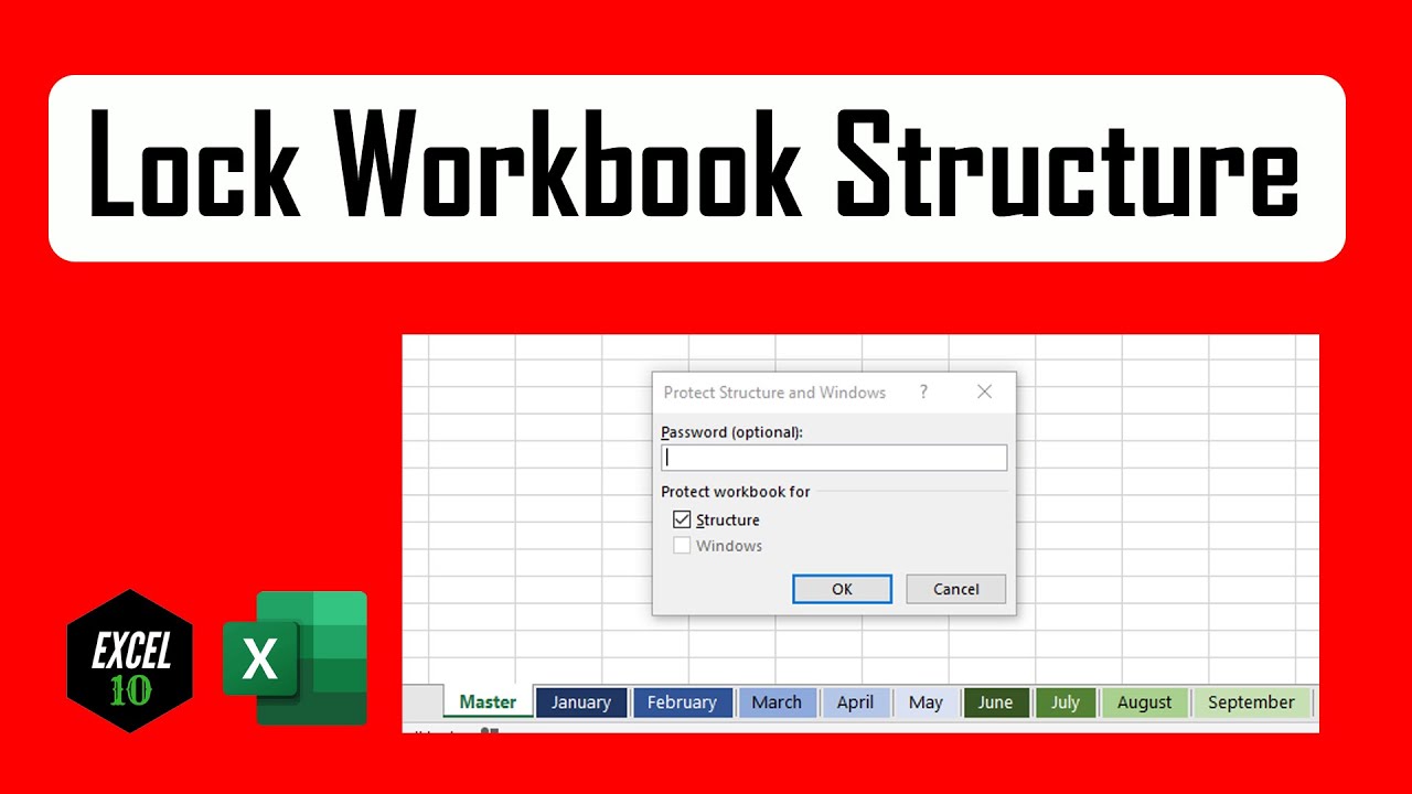 How To Protect Or Lock Workbook Structure In Excel YouTube