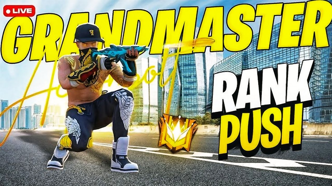 "🔥 BR Rank Push Live | Road to Grandmaster 🚀 | Free Fire Live Stream 🔴 ...