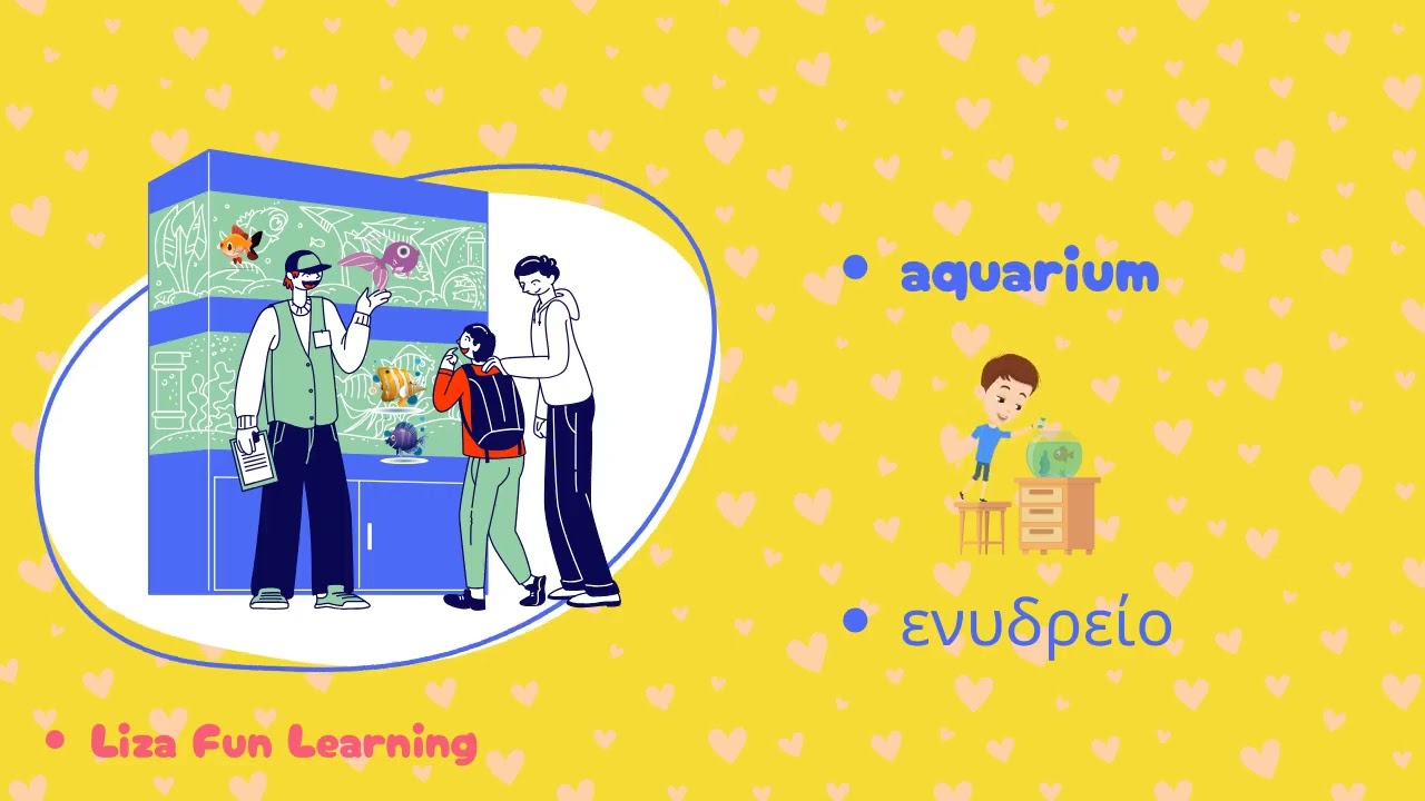 New!!!KIDS VOCABULARY/Αγγλικά για παιδιά/Learning video for kids!Learn Greek and English!