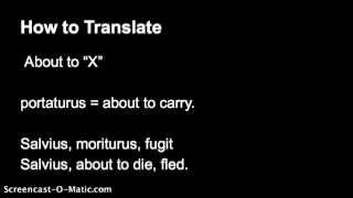 The Future Active Participle in Latin