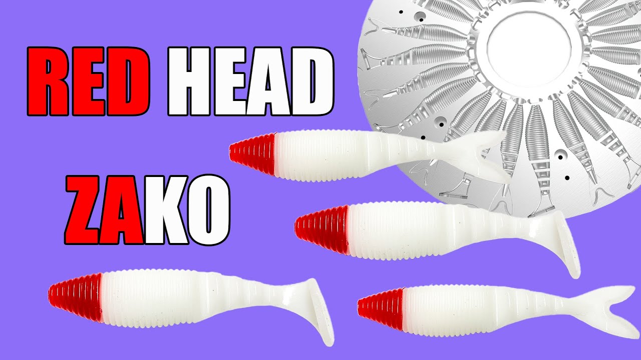 Red Head lures will take over the world! Zako lures from BUGMOLDS