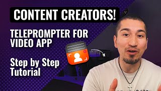 Teleprompter for Video Mobile App | Step by Step Tutorial: How to Use the Teleprompter for Video App screenshot 3