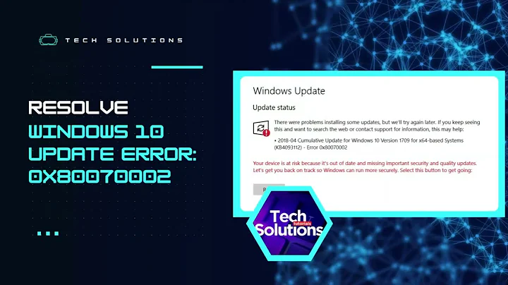 [SOLVED] Windows 10 Update Error Code: 0x80070002