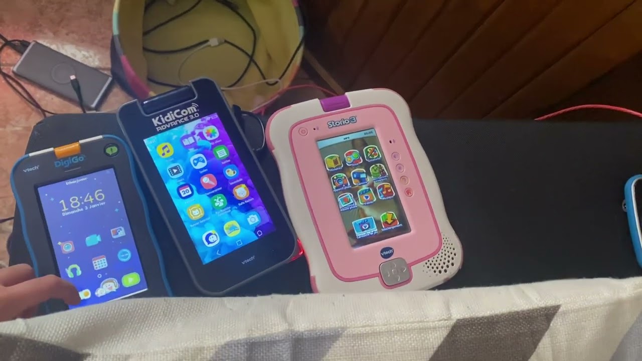 VTech DigiGo, Storio 3, KidiCom Advance 3.0 startup comparison 