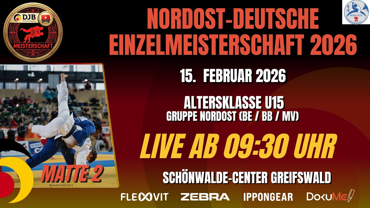 Matte 2 - Nordost-Deutsche Meisterschaften - U15 - 15.02.2026 - Greifswald