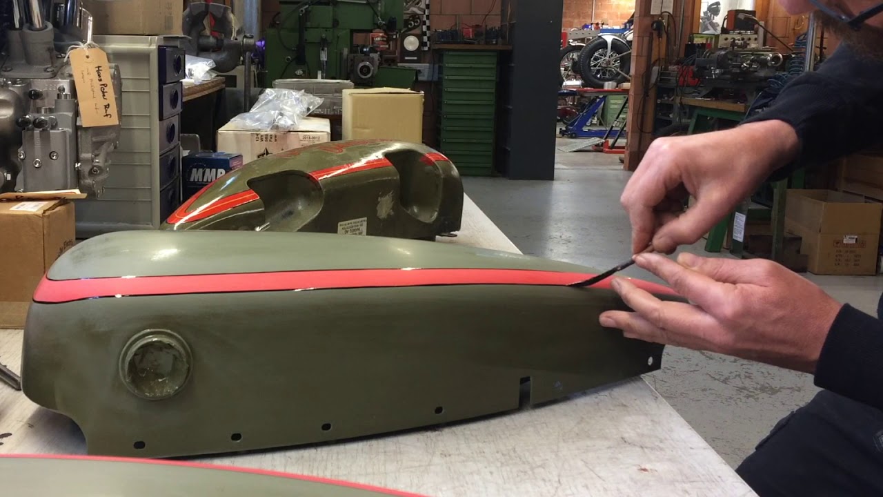 McSands Motor Shop GmbH Pinstripes on JD Tanks YouTube