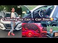 CAR TOUR 🚘 + Cleaning my car