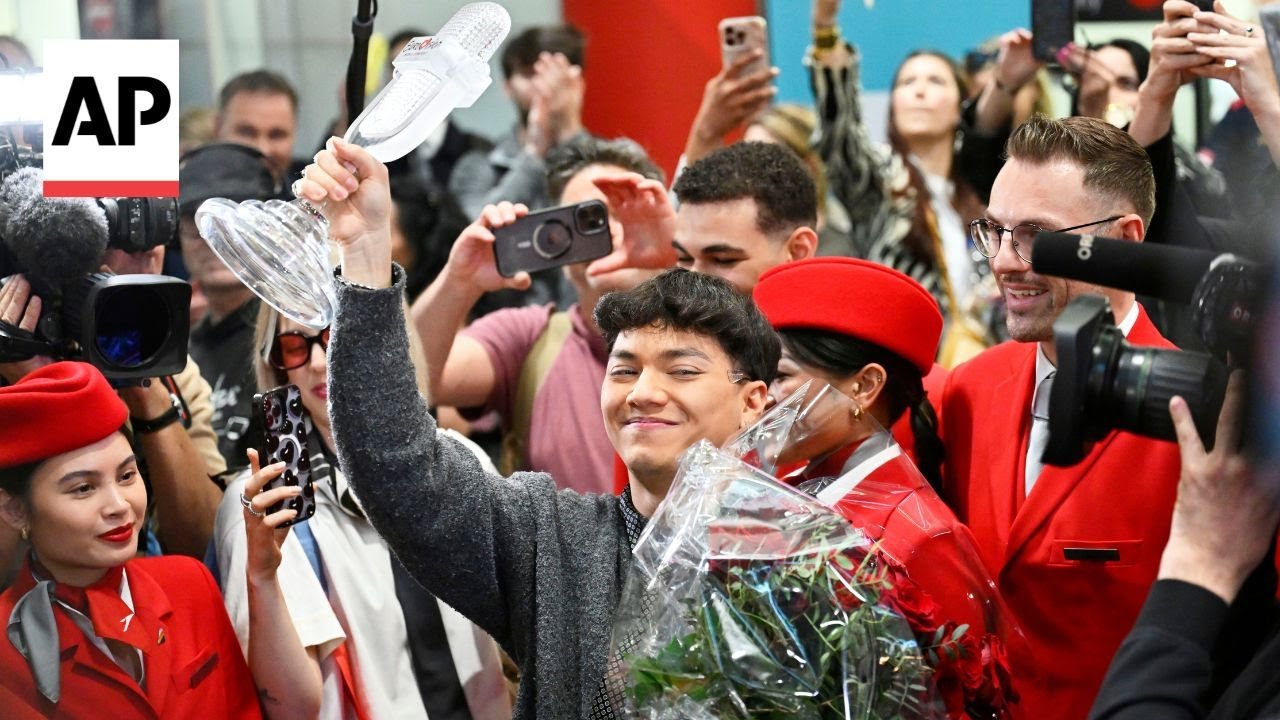 Austria welcomes Eurovision 2025 winner JJ back home with cheers