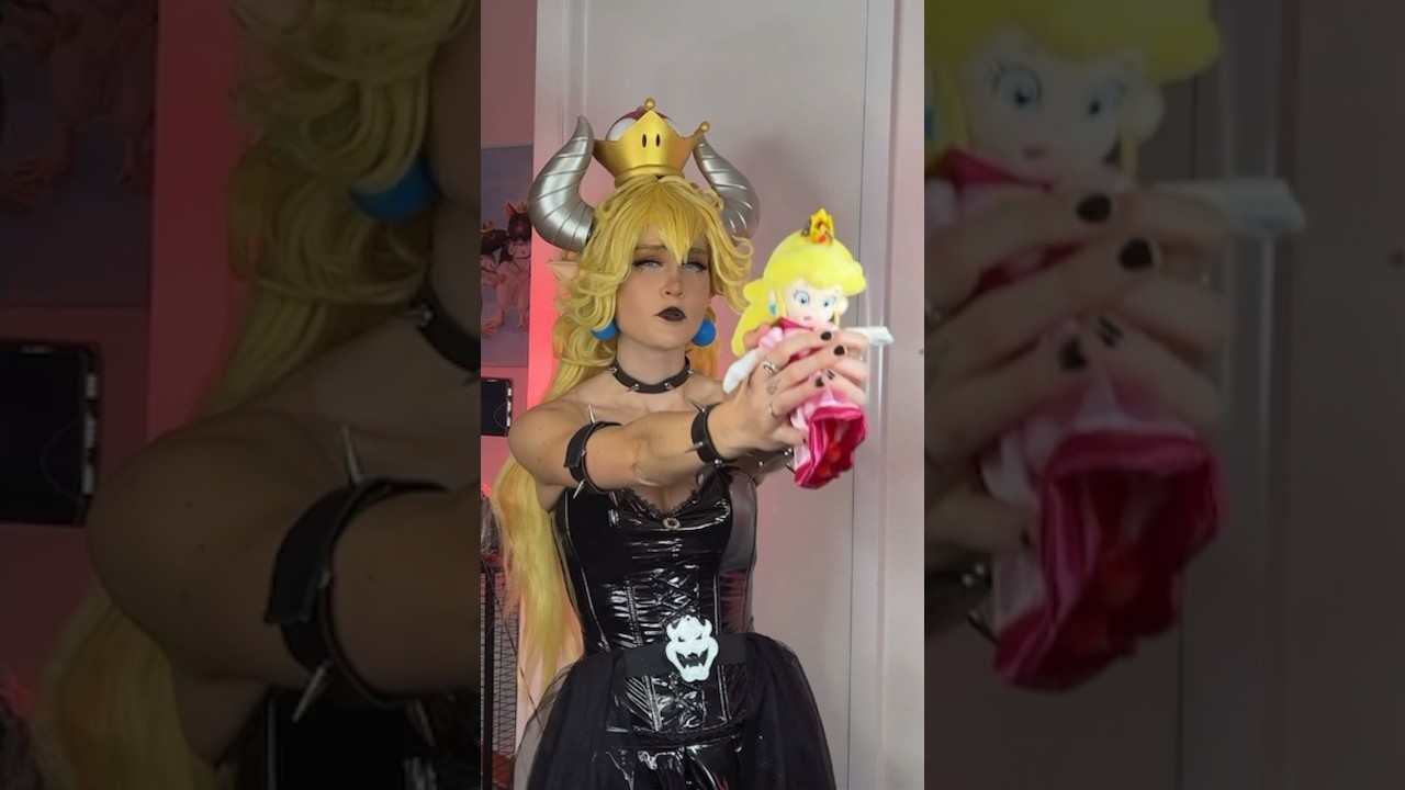 Princess Peach, Bowsette's only love 😂 #mario #cosplay