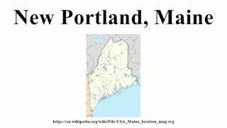 New Portland, Maine