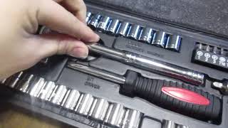 Hypertough socket set (about $10) at walmart unboxing review