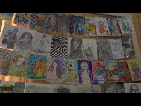 14  წლის ნიჭიერი მხატვრის ნამუშევრების გამოფენა
