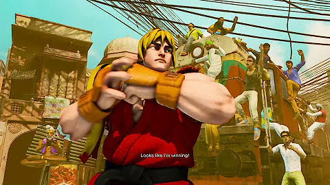 Street Fighter 5 - Ken Story Cutscenes & Ending [English VO]