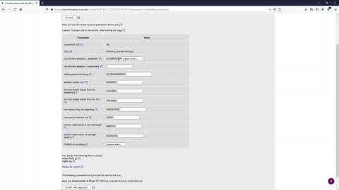 Bioinformatic tools online - Running Trimmomatic to chop reads